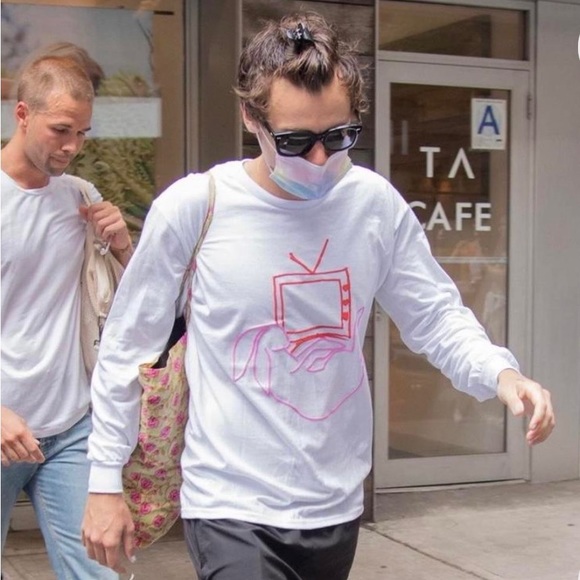 Harry Styles | Tops | Harry Styles Hs Bunny Long Sleeve Shirt Hslot ...